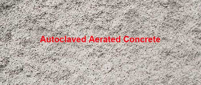 autoclaved aerated concrete