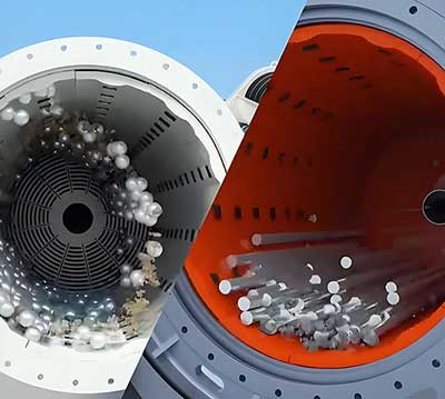 ball mill vs rod mill