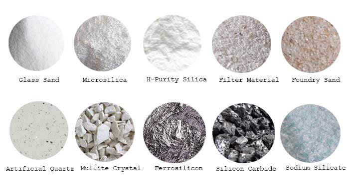 quartz sand uses