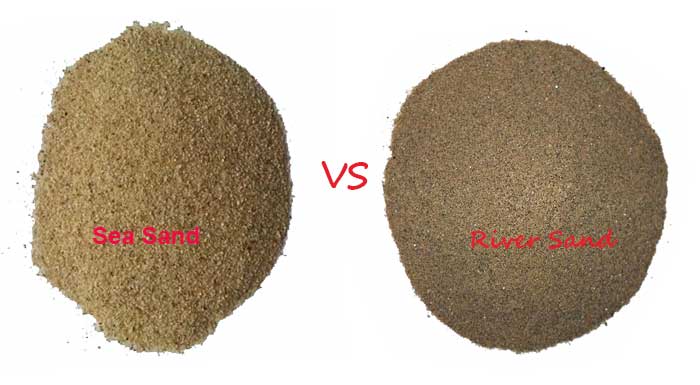 river sand vs sea sand