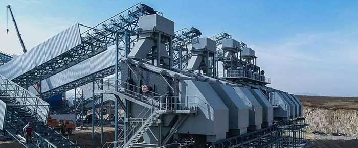 screening plant for aggregate