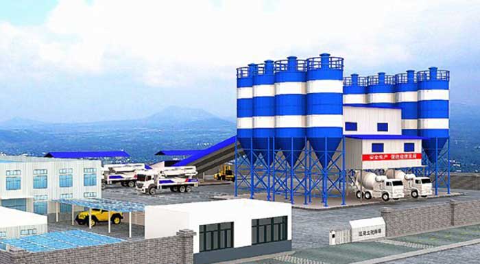 concrete mixing plant